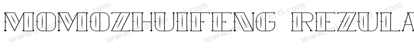 momozhuifeng rezular字体转换
